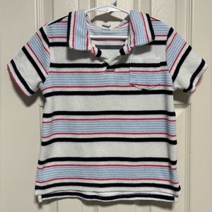 Janie and Jack Boys Terry Polo Shirt Size 5